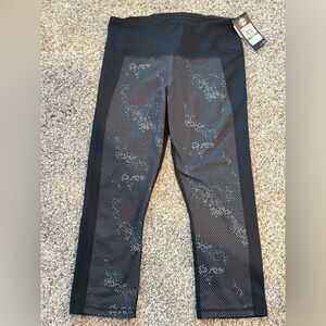 Under Armour Black Capris with Silver Accents